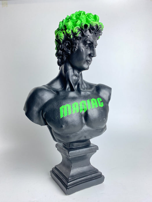 David 'Maniac' Pop Art Sculpture, Modern Home Decor - wboxgo.com