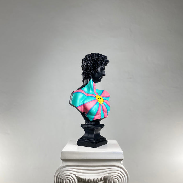 David 'Acid Party' Pop Art Sculpture, Modern Home Decor, Large Sculpture - wboxgo.com