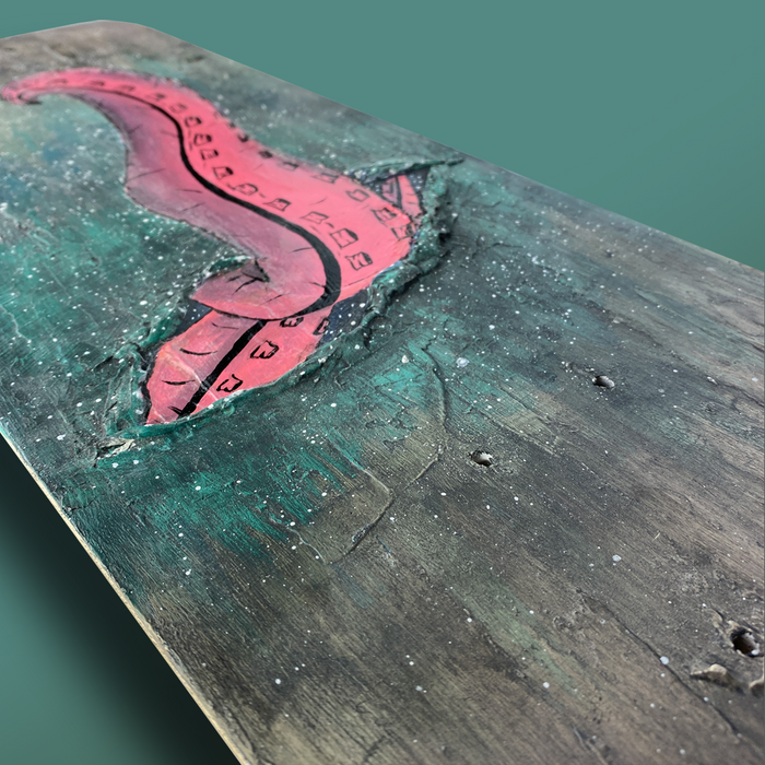 Skateboard Wall Art, "Octopus" Hand-Painted Wall Decors - wboxgo.com