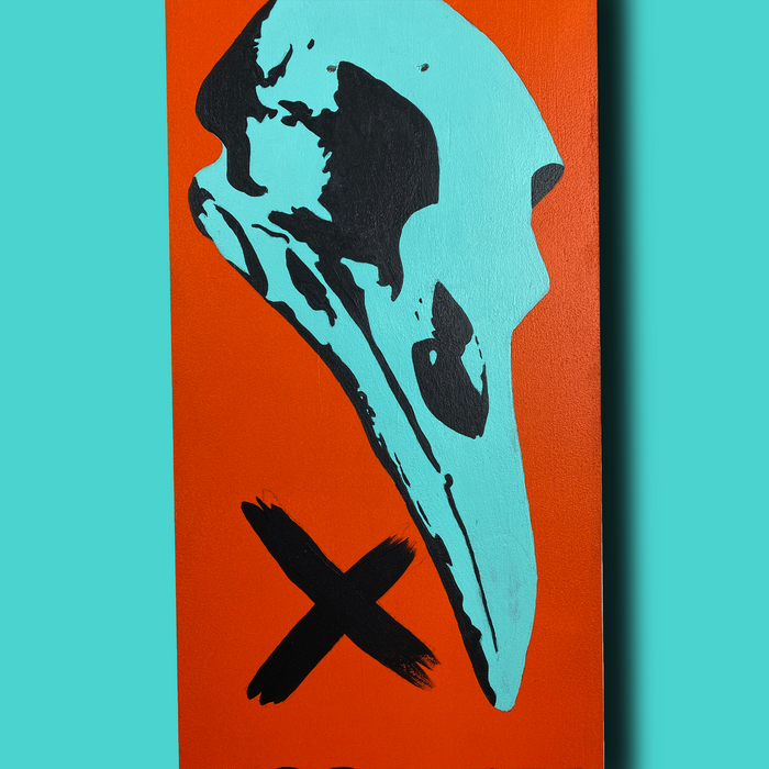 Skateboard Wall Art Set, "Murder" Hand-Painted Wall Decor - wboxgo.com