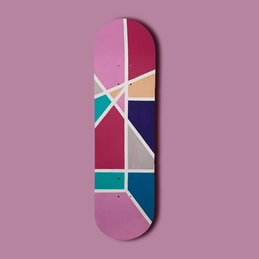 Skateboard Wall Art, "Maze" Hand-Painted Wall Decors - wboxgo.com