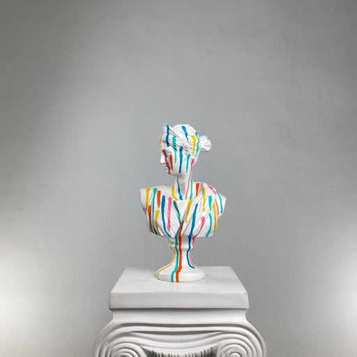 Artemis 'Colorfall' Pop Art Sculpture, Modern Home Decor - wboxgo.com