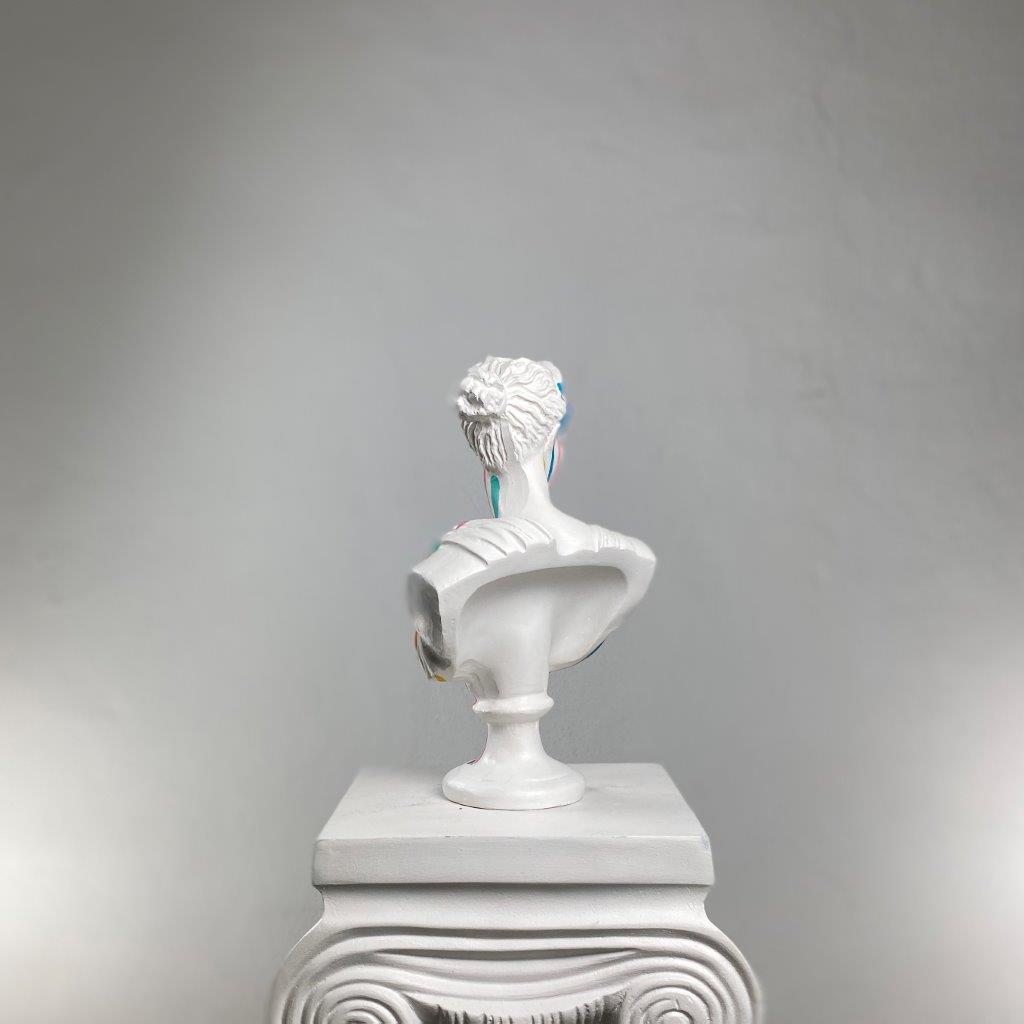 Artemis 'Colorfall' Pop Art Sculpture, Modern Home Decor - wboxgo.com