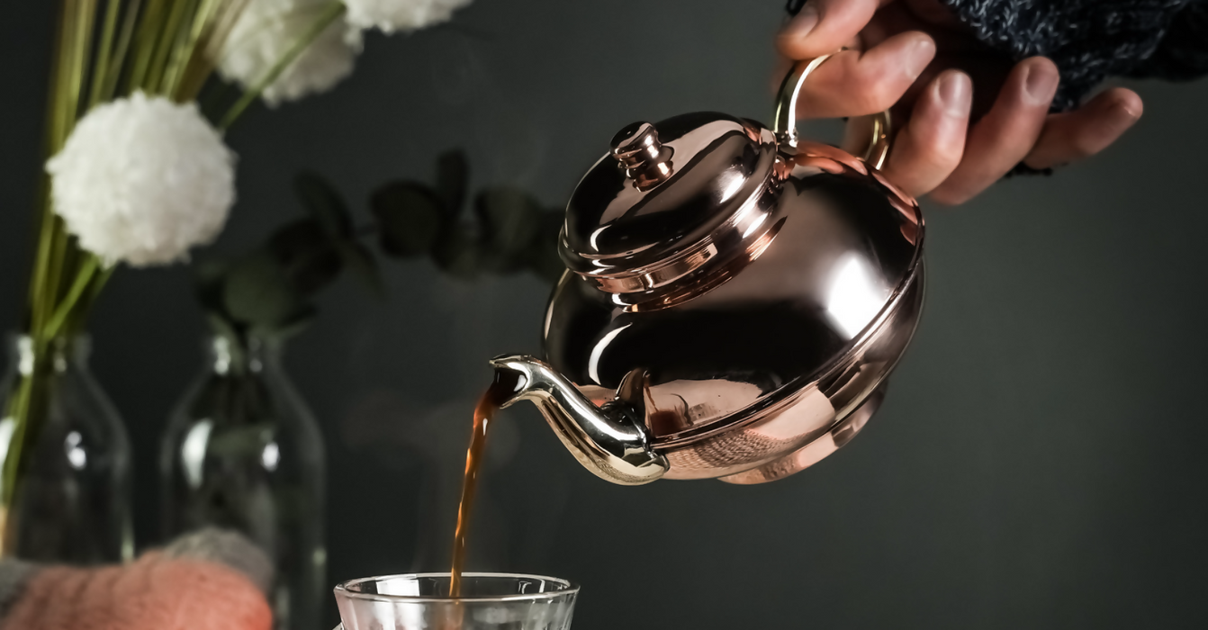 Handmade Mini Copper Teapot - Elegance in Every Sip