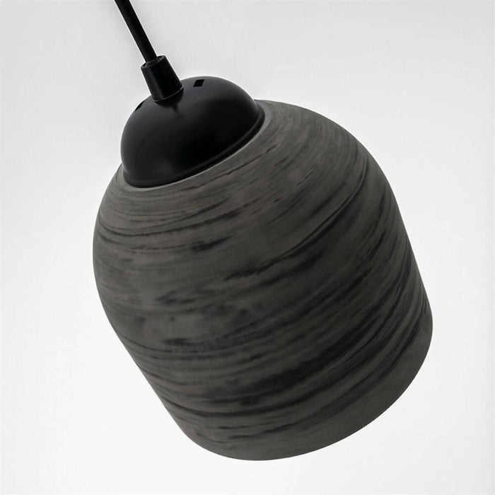 Black Concrete Pendant Lamp, Stone Chandelier, Designer Hanging Lights, Scandinavian Design, Concrete Accessories