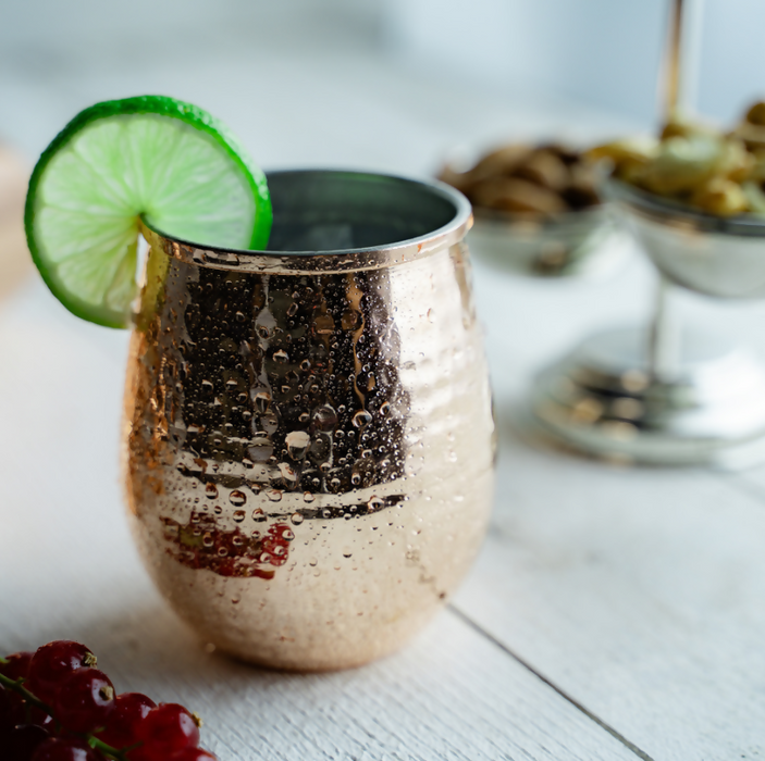 Handcrafted Copper Moscow Mule Glass - Timeless Elegance for Your Refreshments