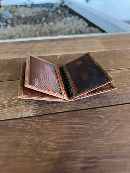 100% Handmade Real Leather Card Holder