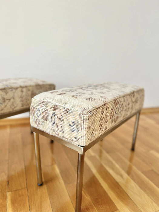 Vintage Kilim Footstool