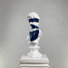 David 'Blue Wave' Pop Art Sculpture, Modern Home Decor, Large Sculpture - wboxgo.com