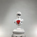 David 'Eye of Heart' Pop Art Sculpture, Modern Home Decor, Large Sculpture - wboxgo.com