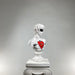 David 'Eye of Heart' Pop Art Sculpture, Modern Home Decor, Large Sculpture - wboxgo.com