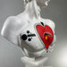 David 'Eye of Heart' Pop Art Sculpture, Modern Home Decor, Large Sculpture - wboxgo.com