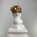 David 'Gold Crown' Pop Art Sculpture, Modern Home Decor - wboxgo.com