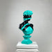 David 'Green Wave' Pop Art Sculpture, Modern Home Decor, Large Sculpture - wboxgo.com