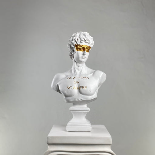 David 'New York' Pop Art Sculpture, Modern Home Decor, Large Sculpture - wboxgo.com