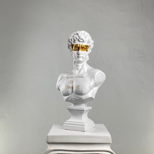 David 'New York' Pop Art Sculpture, Modern Home Decor, Large Sculpture - wboxgo.com