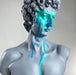 David 'Pastel' Pop Art Sculpture, Modern Home Decor, Large Sculpture - wboxgo.com