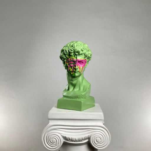 David 'Pinxel' Pop Art Sculpture, Modern Home Decor - wboxgo.com