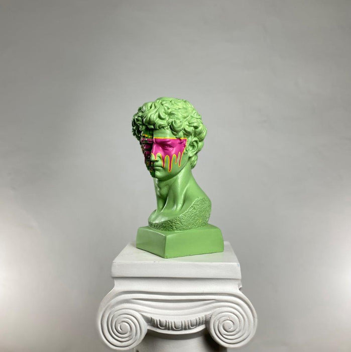 David 'Pinxel' Pop Art Sculpture, Modern Home Decor - wboxgo.com