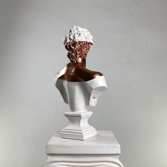 David 'Royal Copper' Pop Art Sculpture, Modern Home Decor, Large Sculpture - wboxgo.com