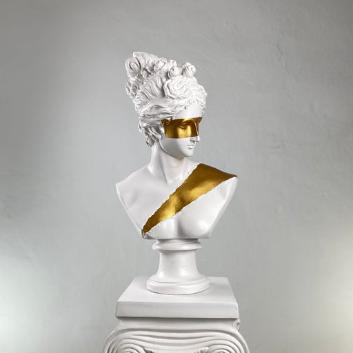 Diana 'Gold Mask and Belt' Pop Art Sculpture, Modern Home Decor - wboxgo.com