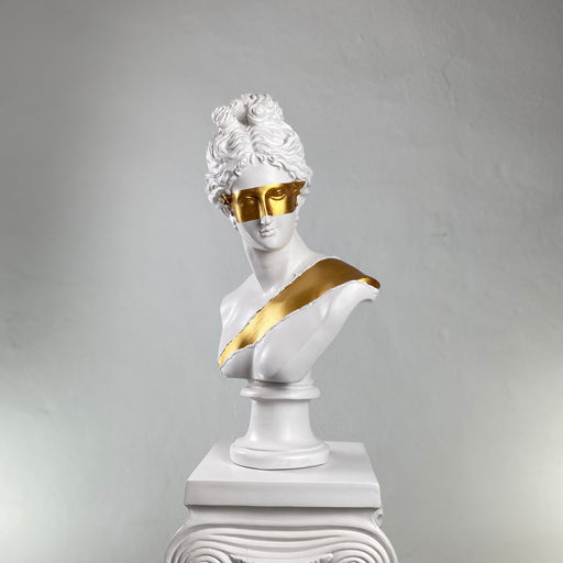 Diana 'Gold Mask and Belt' Pop Art Sculpture, Modern Home Decor - wboxgo.com
