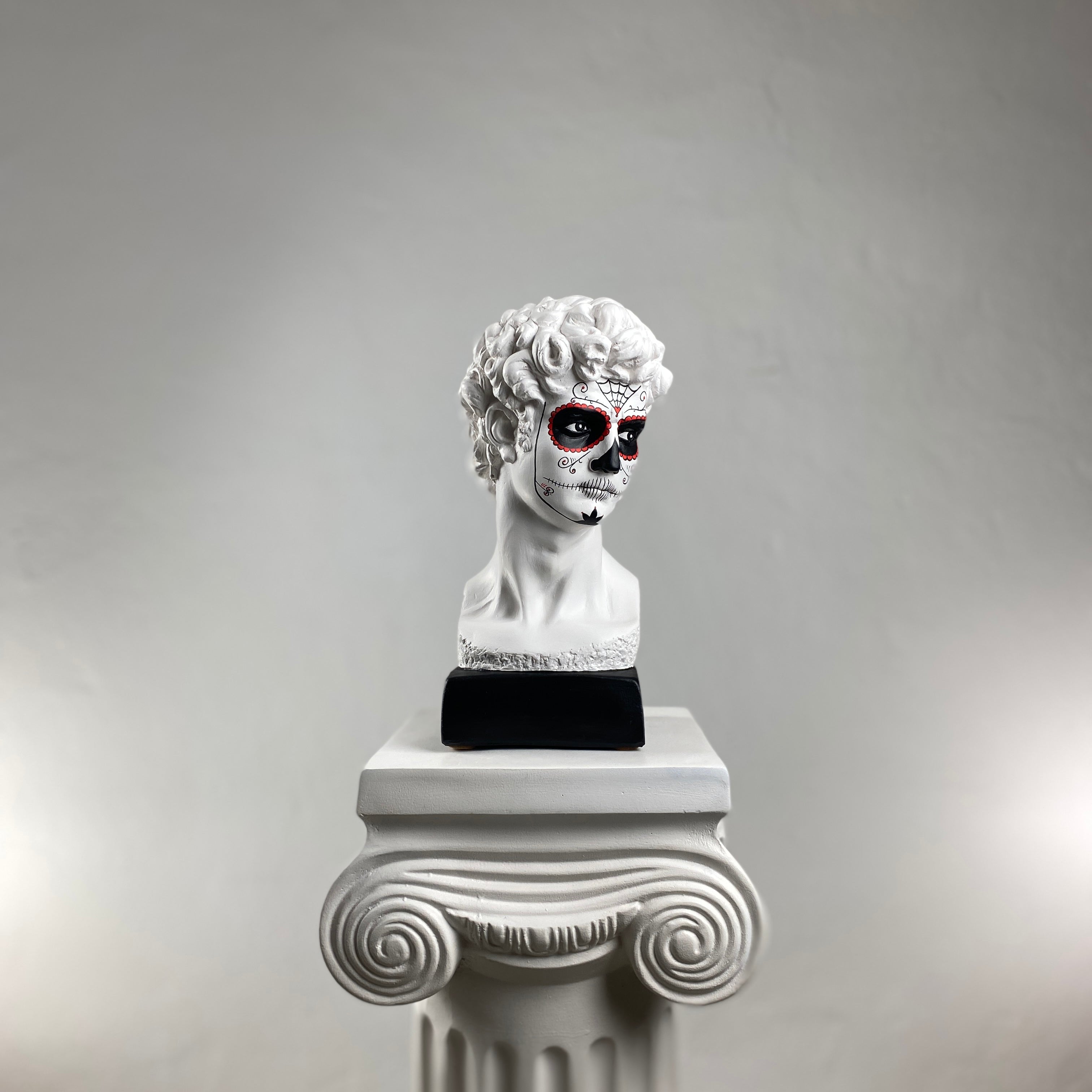 David 'Day of the Dead' Pop Art Sculpture, Modern Home Decor - wboxgo.com