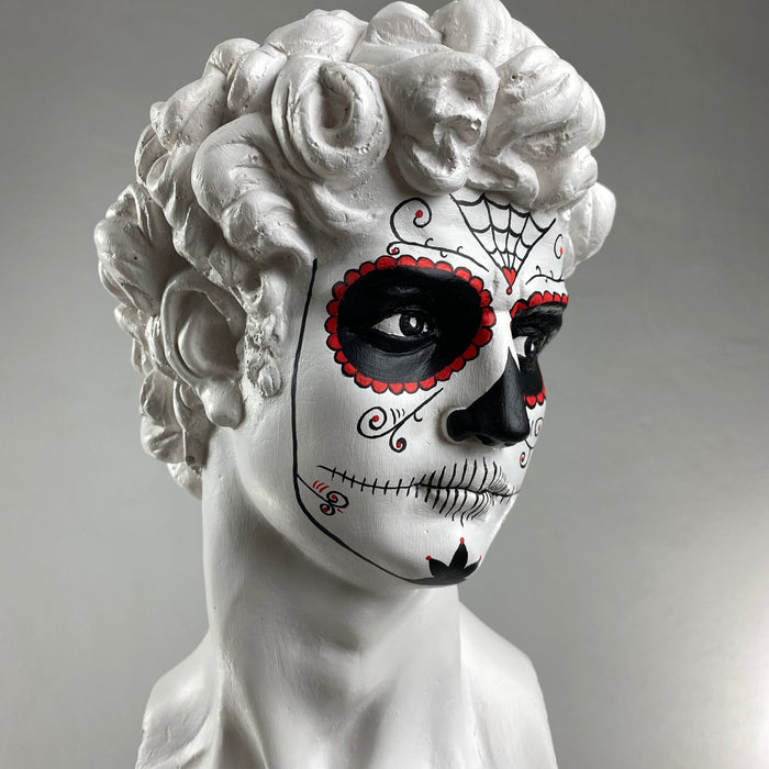 David 'Day of the Dead' Pop Art Sculpture, Modern Home Decor - wboxgo.com