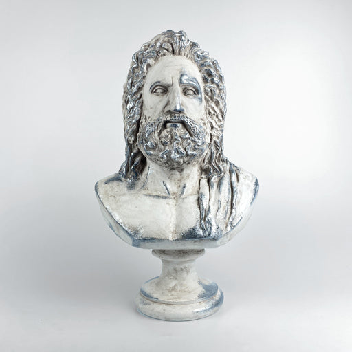 Zeus 'Silver Moss' Pop Art Sculpture, Modern Home Decor - wboxgo.com