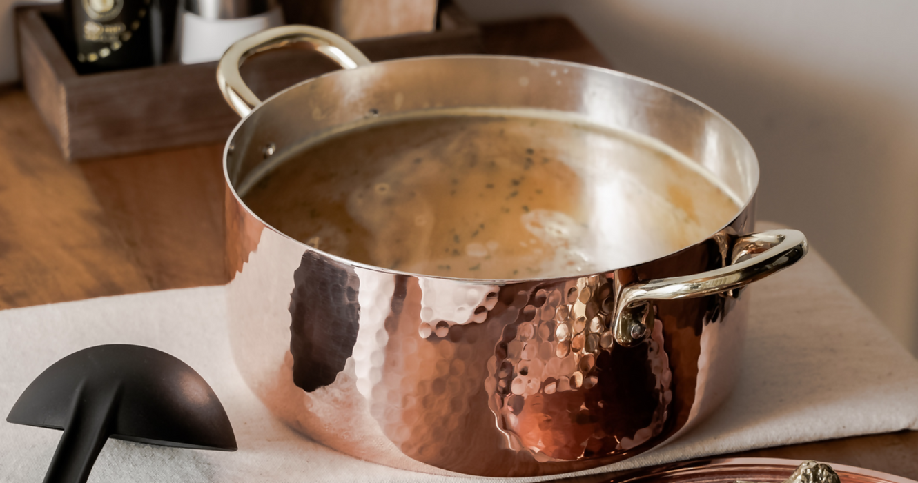 Handcrafted Copper Pot - Culinary Excellence Meets Artistry