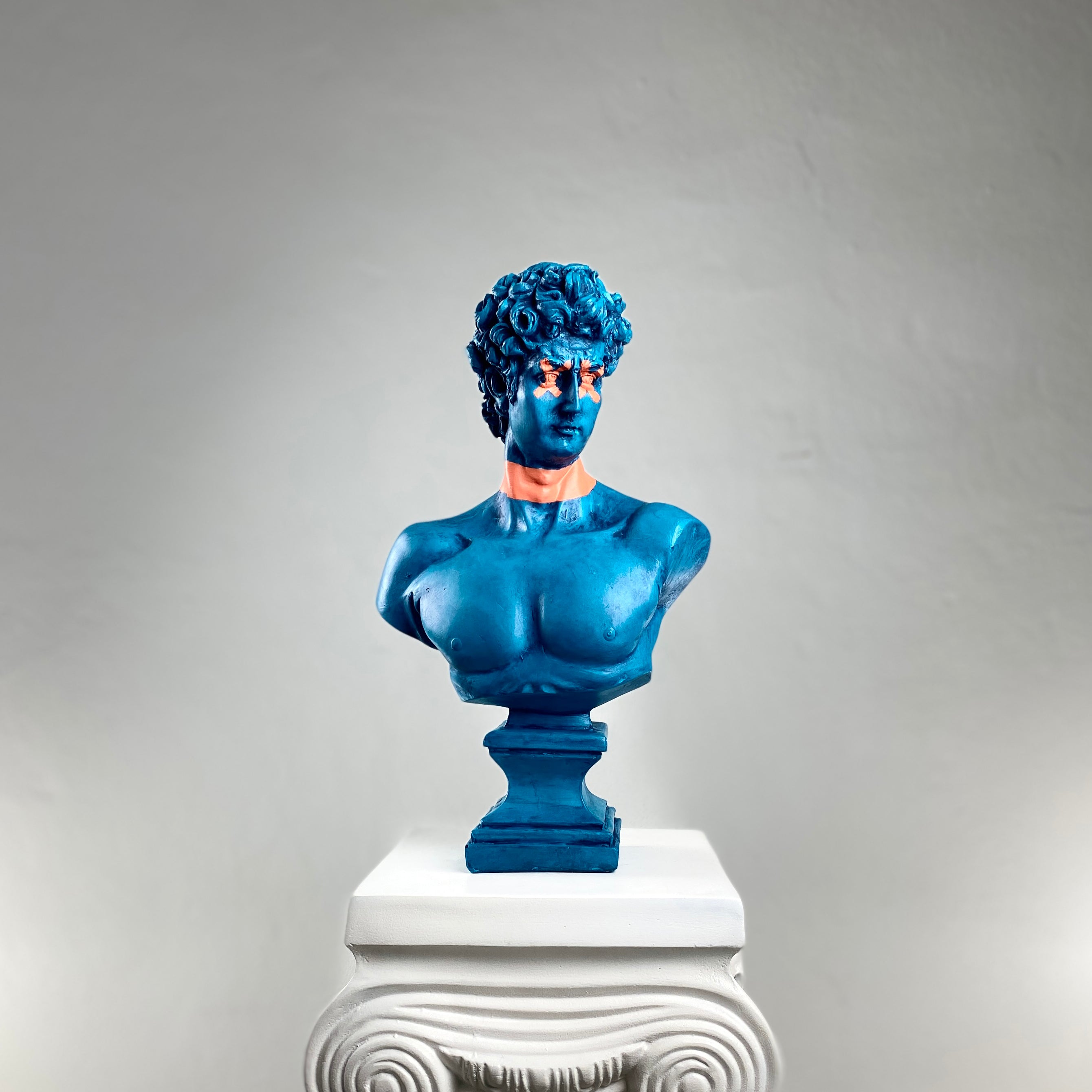 David 'Forbidden' Pop Art Sculpture, Modern Home Decor, Large Sculpture - wboxgo.com