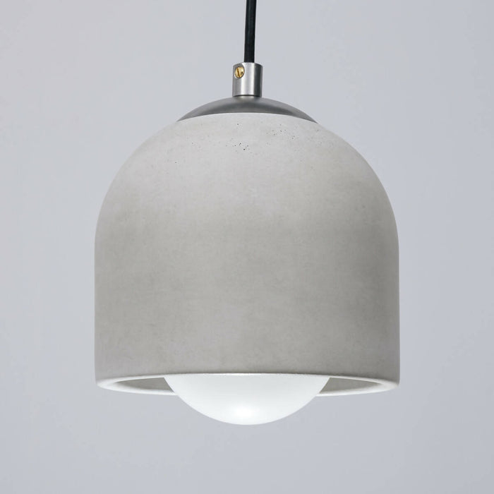 Raw Concrete and Metal Pendant Lamp, Stone Chandelier, Designer Hanging Lights, Scandinavian Design, Concrete Accessories