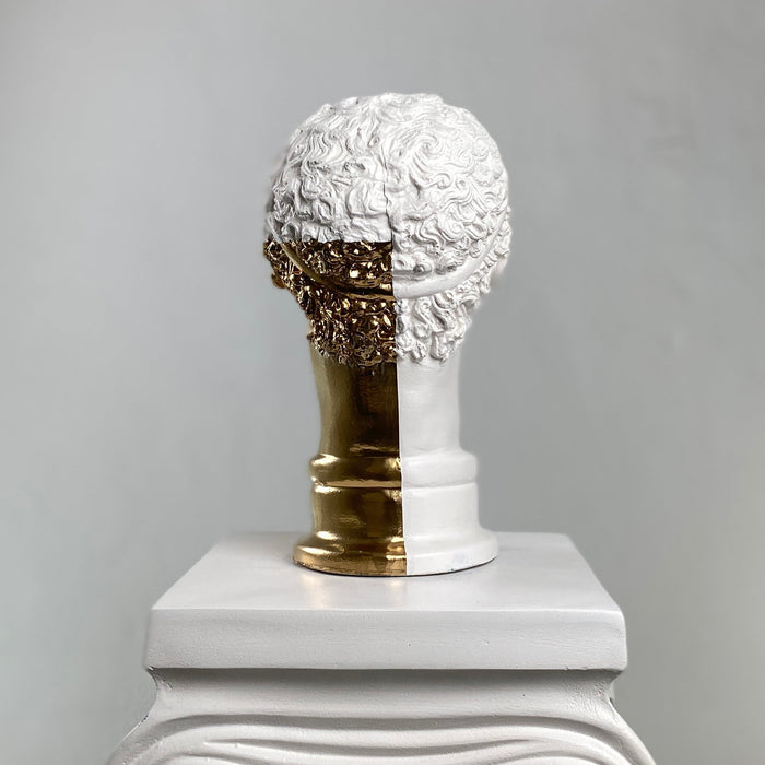 Hermes 'Gold Mail' Pop Art Sculpture, Modern Home Decor - wboxgo.com