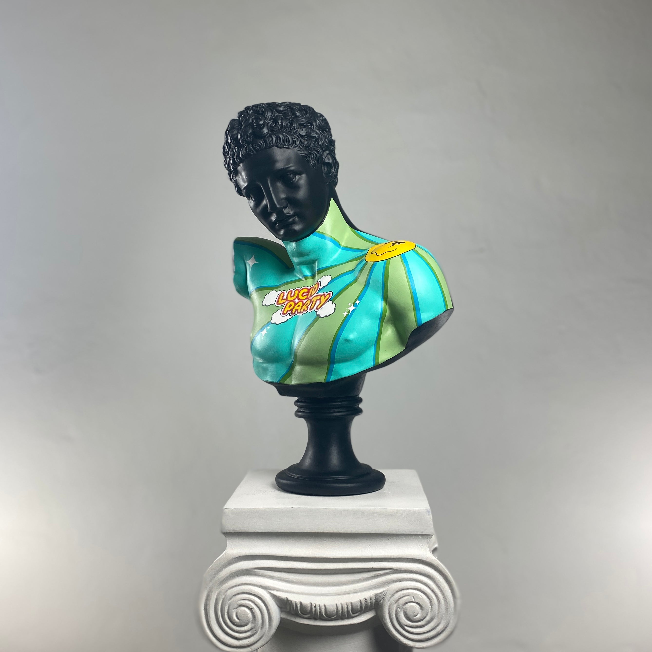 Hermes 'Lucid party' Pop Art Sculpture, Modern Home Decor, Large Sculpture - wboxgo.com