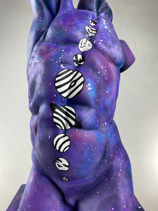 Torso 'Galaxy' Pop Art Sculpture, Modern Home Decor - wboxgo.com