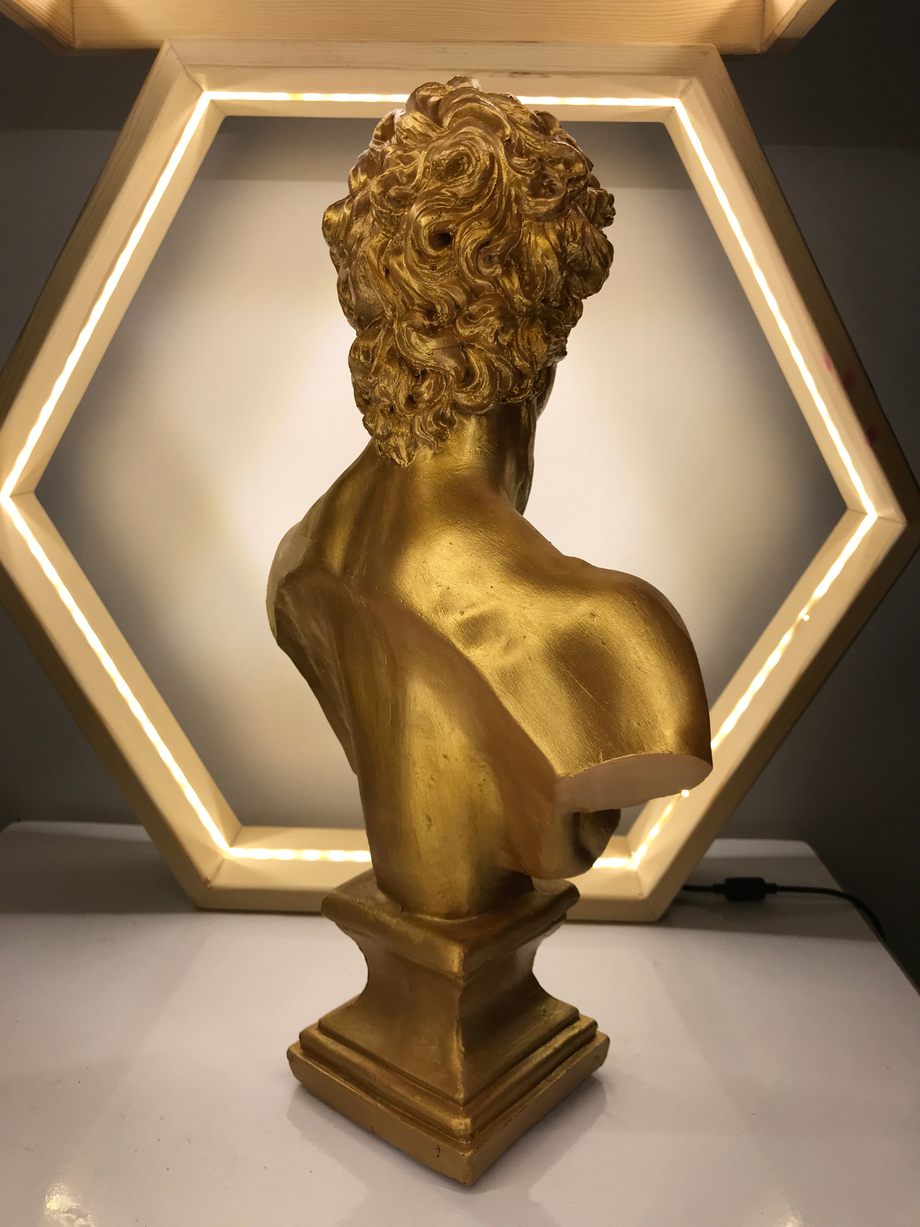 David 'Diamond' Pop Art Sculpture, Modern Home Decor, Large Sculpture - wboxgo.com