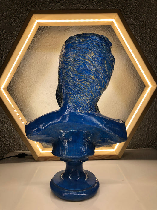 Poseidon 'Blue Wave' Pop Art Sculpture, Modern Home Decor - wboxgo.com