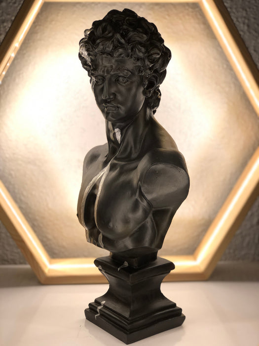 David 'Silver Streak' Pop Art Sculpture, Modern Home Decor, Large Sculpture - wboxgo.com