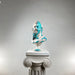 Poseidon 'Blue Coral' Pop Art Sculpture, Modern Home Decor - wboxgo.com
