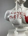 David 'Love Hurts' Pop Art Sculpture, Modern Home Decor, Large Sculpture - wboxgo.com