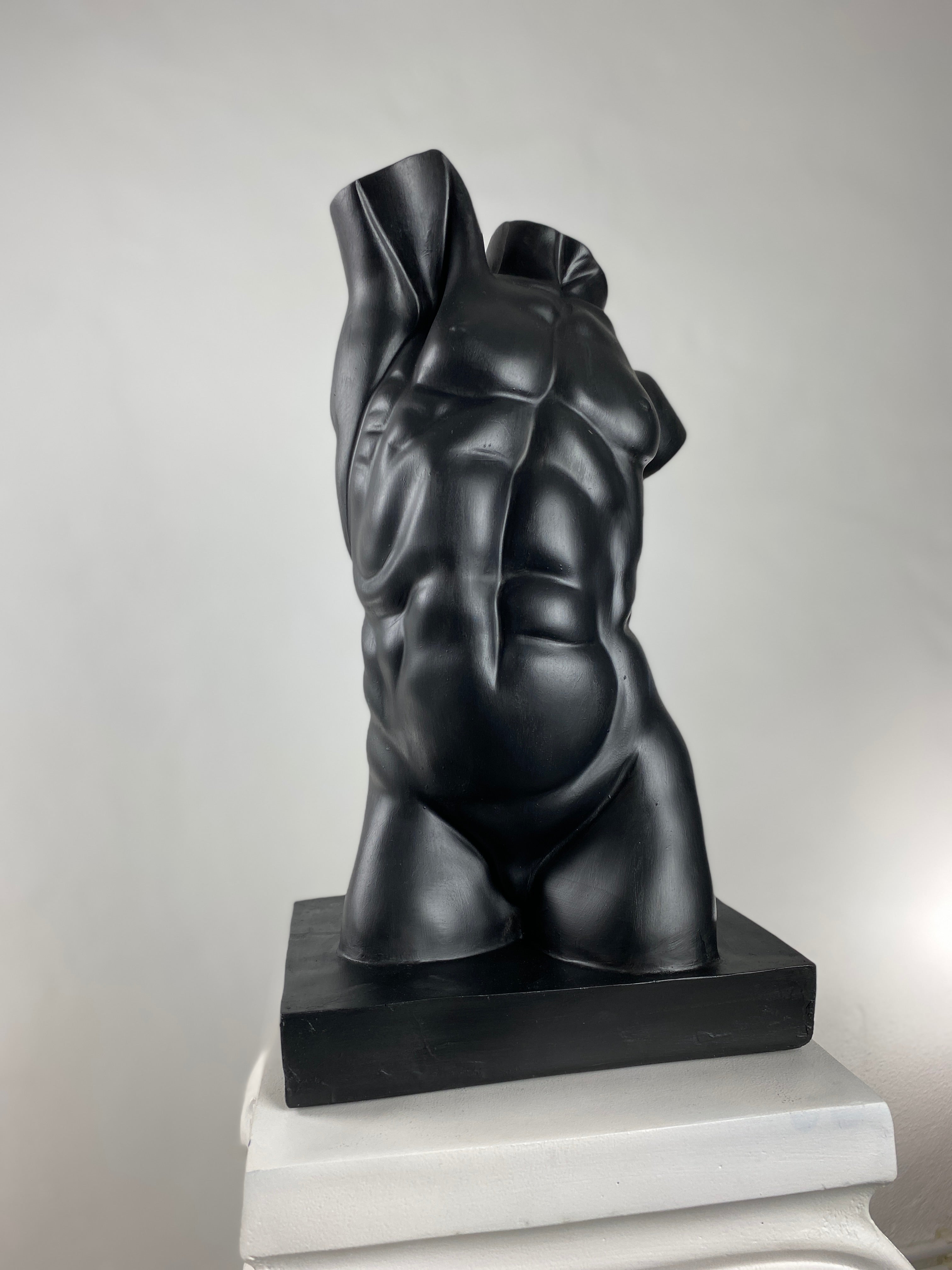 Torso 'Black' Pop Art Sculpture, Modern Home Decor - wboxgo.com