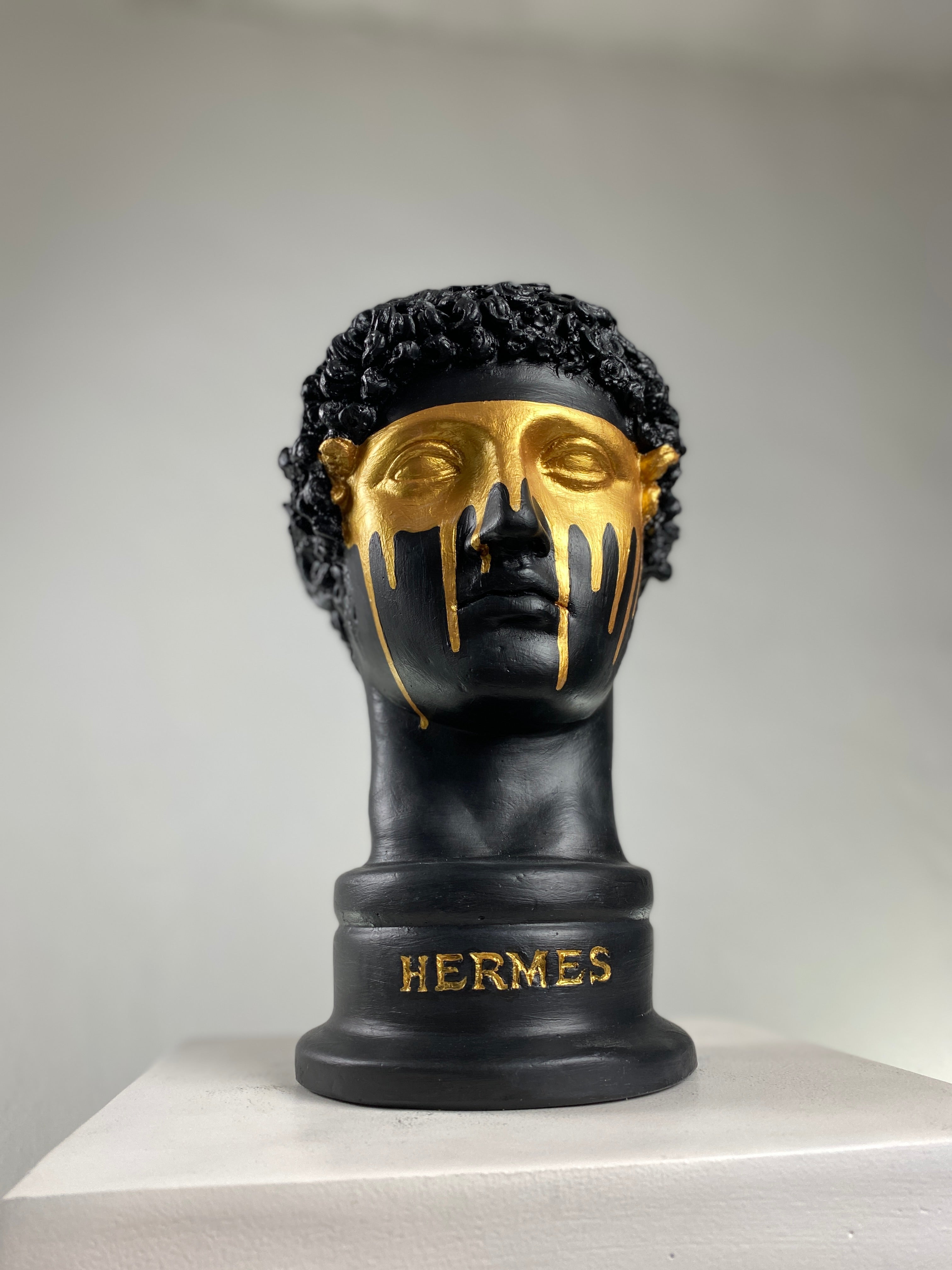 Hermes 'Treasue' Pop Art Sculpture, Modern Home Decor - wboxgo.com