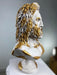 Zeus 'Antique Gold' Pop Art Sculpture, Modern Home Decor - wboxgo.com