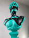 David 'Green Wave' Pop Art Sculpture, Modern Home Decor, Large Sculpture - wboxgo.com