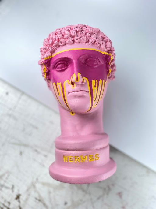 Hermes 'Pink Saviour' Pop Art Sculpture, Modern Home Decor - wboxgo.com