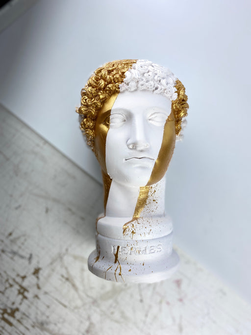 Hermes 'Golden Gap' Pop Art Sculpture, Modern Home Decor - wboxgo.com