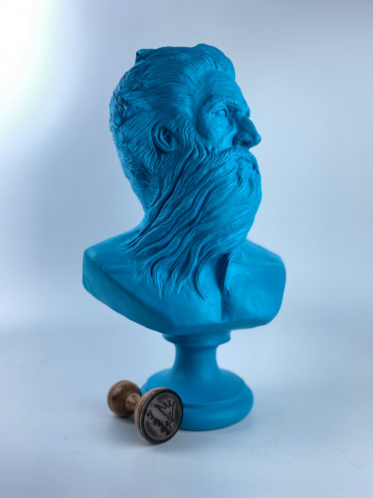 Poseidon 'Blues' Pop Art Sculpture, Modern Home Decor - wboxgo.com