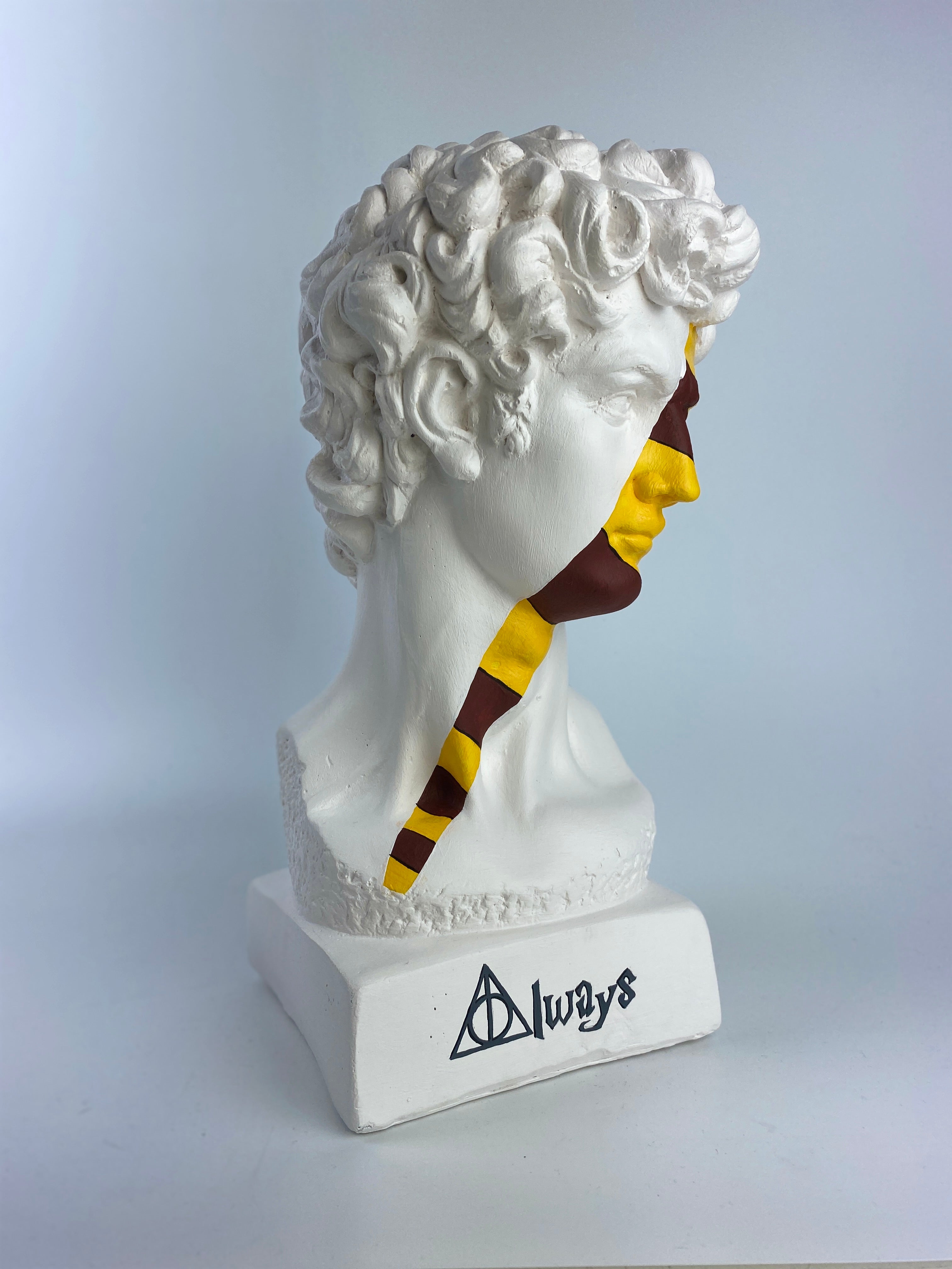 David 'Harry Potter' Pop Art Sculpture, Modern Home Decor, Large Sculpture - wboxgo.com