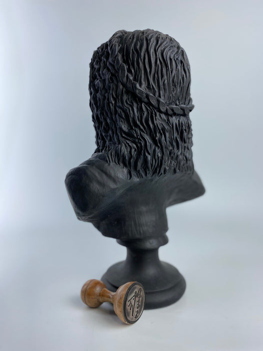 Zeus 'Silver Scar' Pop Art Sculpture, Modern Home Decor - wboxgo.com