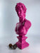 David 'Dark Pink' Pop Art Sculpture, Modern Home Decor, Large Sculpture - wboxgo.com
